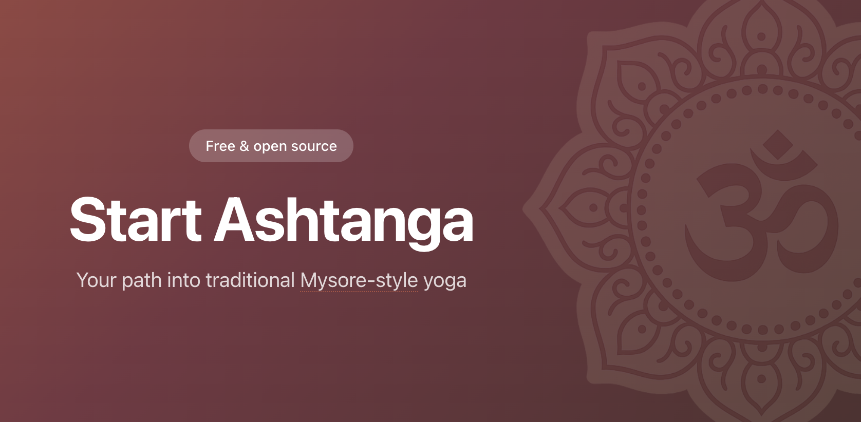 Start Ashtanga preview